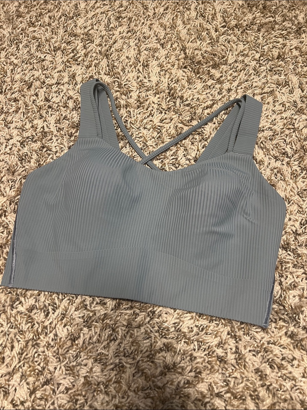 Lululemon Like a Cloud Ribbed Longline Bra *D/DD Cup